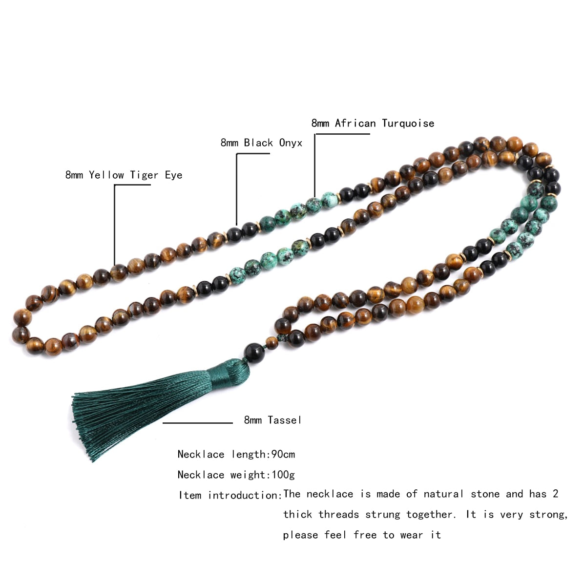 SerenityZen Tiger Mala