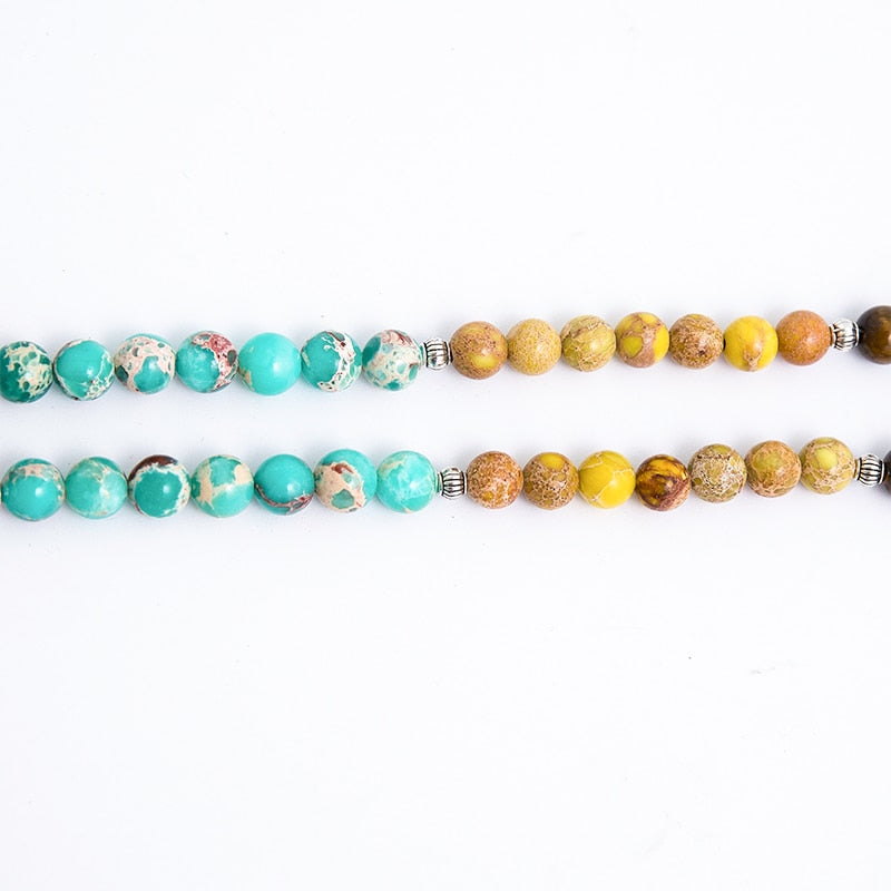 Harmony Mala 7 Chakra Stone Necklace