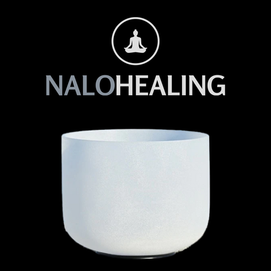 White Crystal Singing Bowl