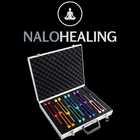 Premium Chakra Tuning Fork Set (8pcs)