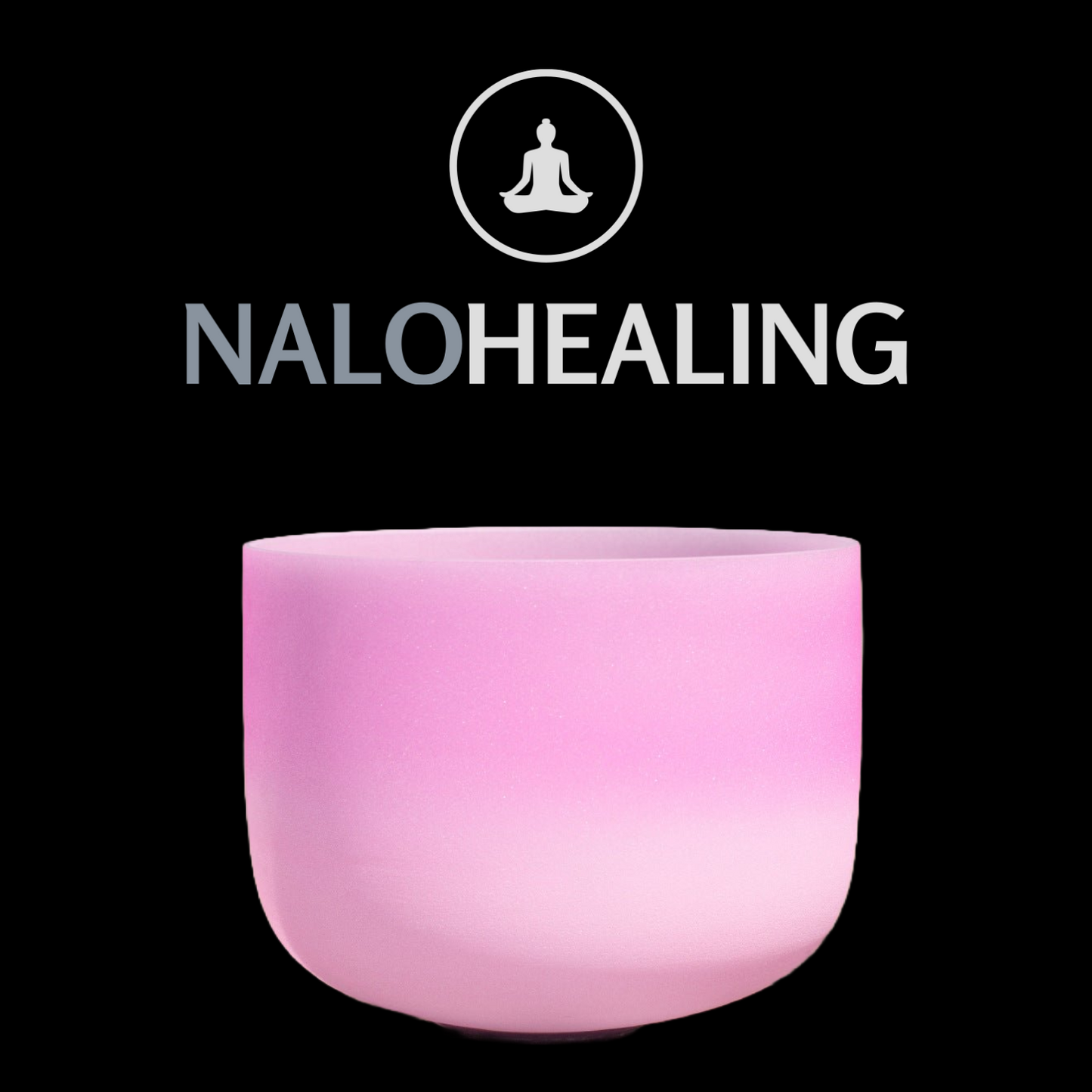Pink Crystal Singing Bowl