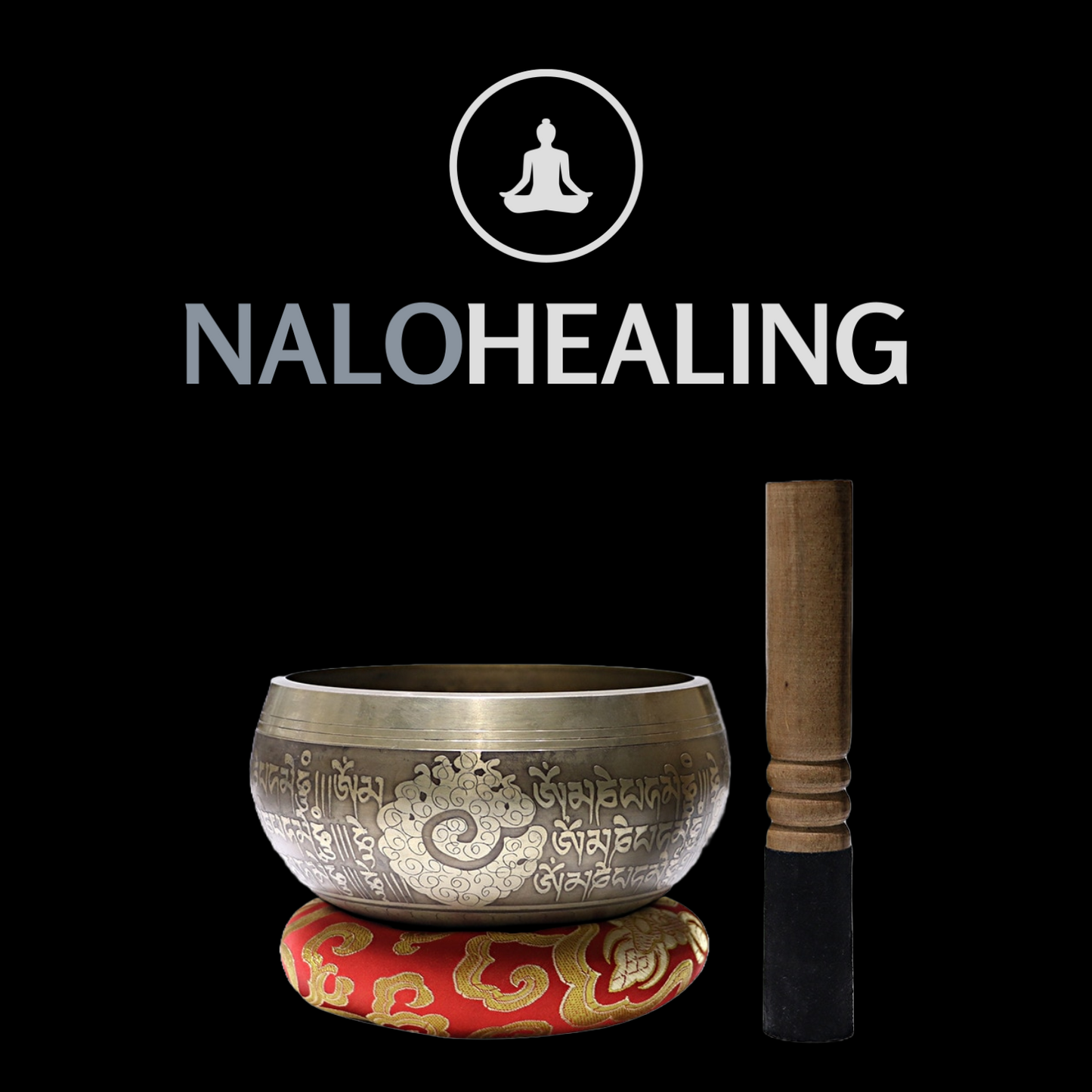 Carved Nepalese Singing Bowl