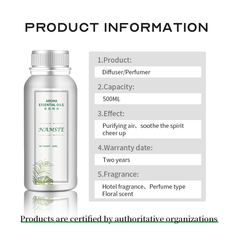 Namaste PureAire 500ML Hotel Fragrance