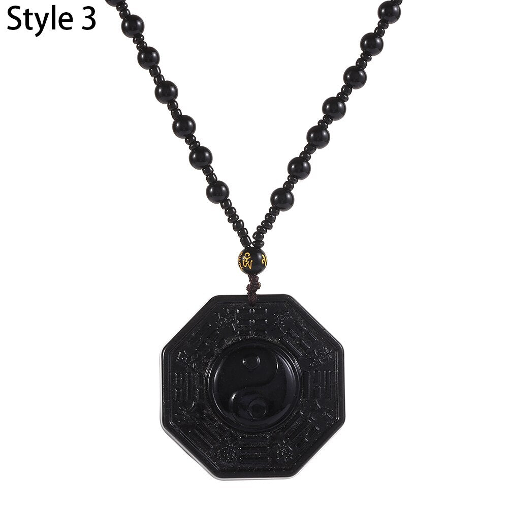 Vintage Serenity Mala Necklace with Pendant