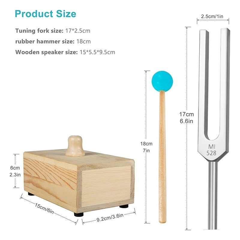 528Hz Tuning Fork with Base