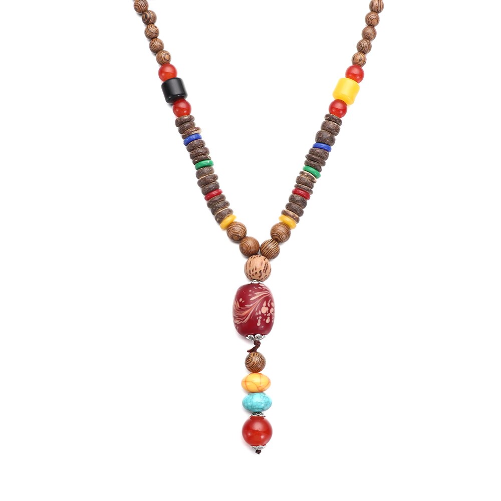 Vintage Serenity Mala Necklace with Pendant