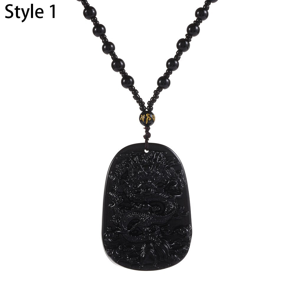 Vintage Serenity Mala Necklace with Pendant