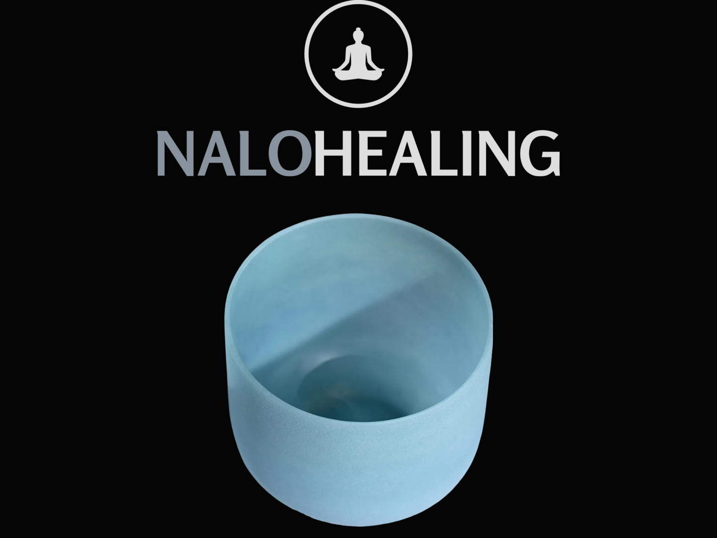 8"-10" Athena Lapis Lazuli Frosted Quartz Crystal Singing Bowl | 432hz, 440Hz