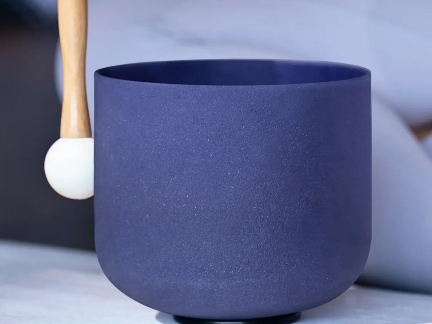 8"-10" Theia Sapphire Quartz Crystal Singing Bowl | 432hz, 440Hz
