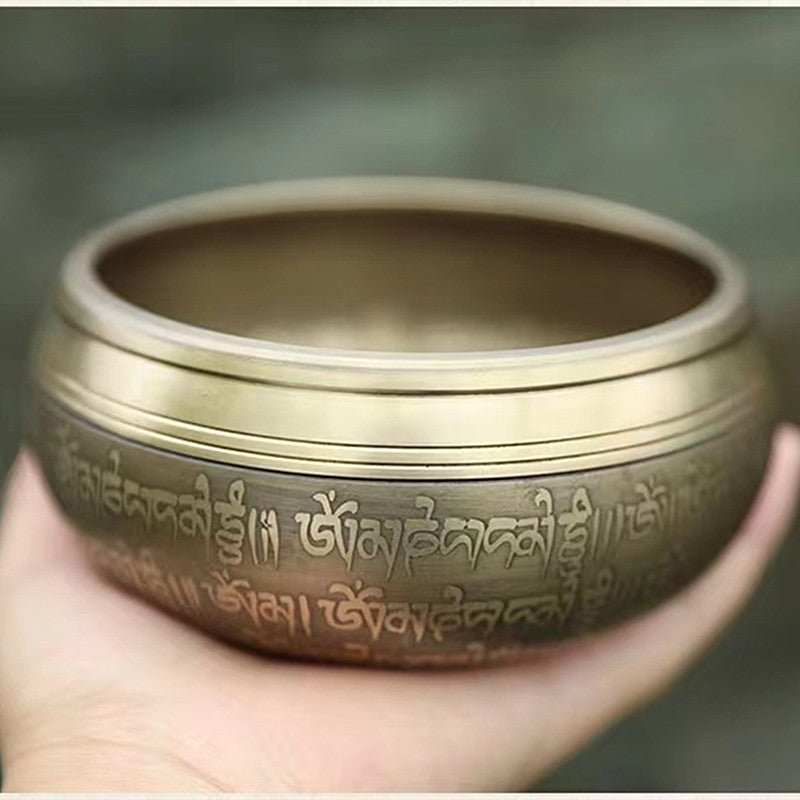 Buddha Carved Singing Bowl - Nalo Healing