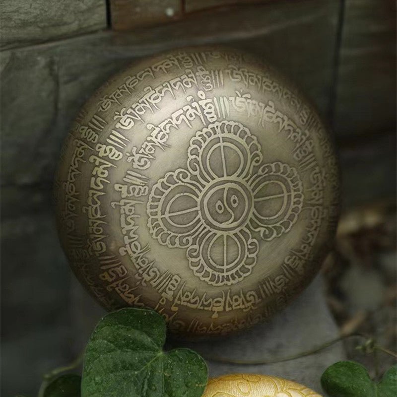 Buddha Carved Singing Bowl - Nalo Healing