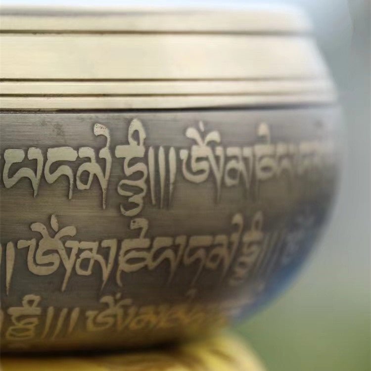 Buddha Carved Singing Bowl - Nalo Healing