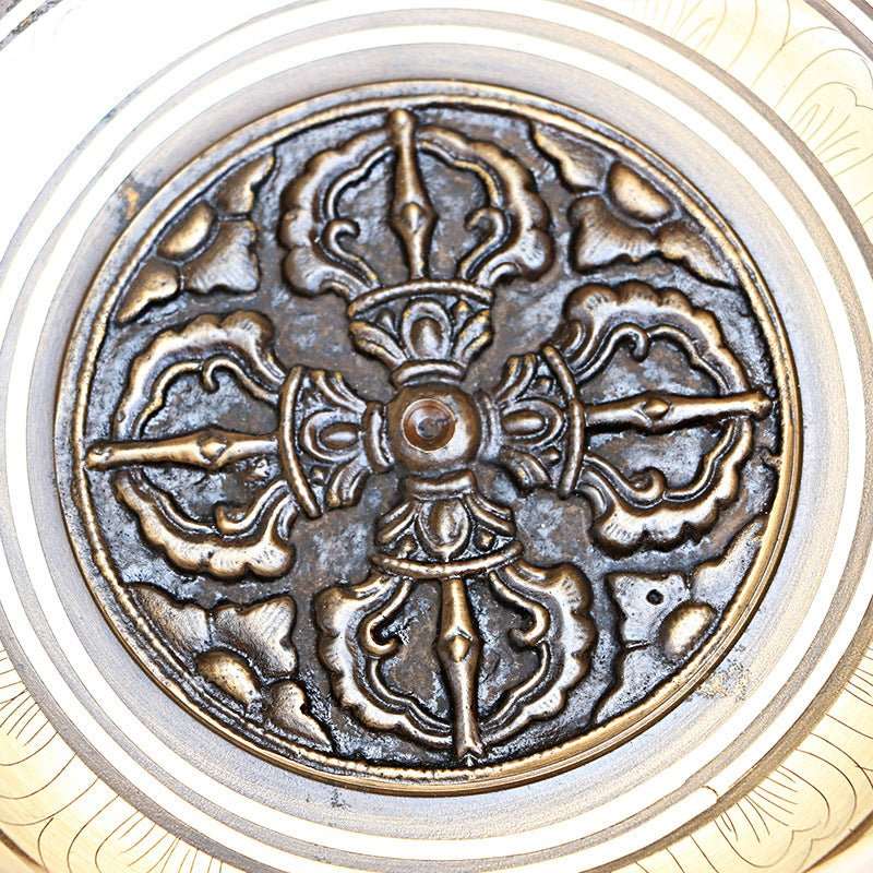 Carved Tibetan Singing Bowl Set - Nalo Healing