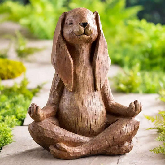 Meditating Rabbit Décor - Nalo Healing