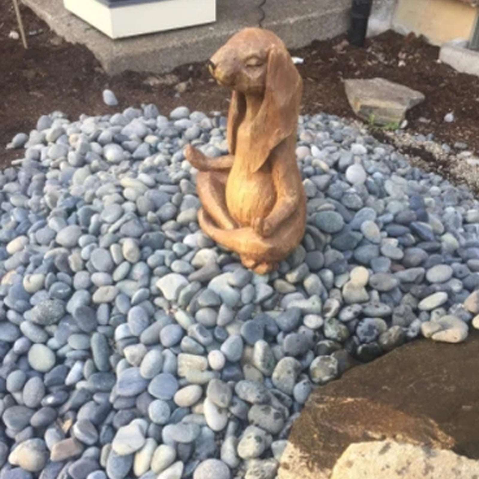 Meditating Rabbit Décor - Nalo Healing