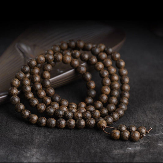 Natural Agarwood Mala - Nalo Healing