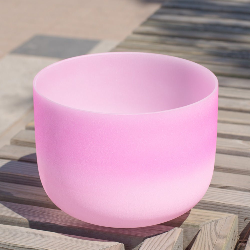 Pink Crystal Singing Bowl - Nalo Healing