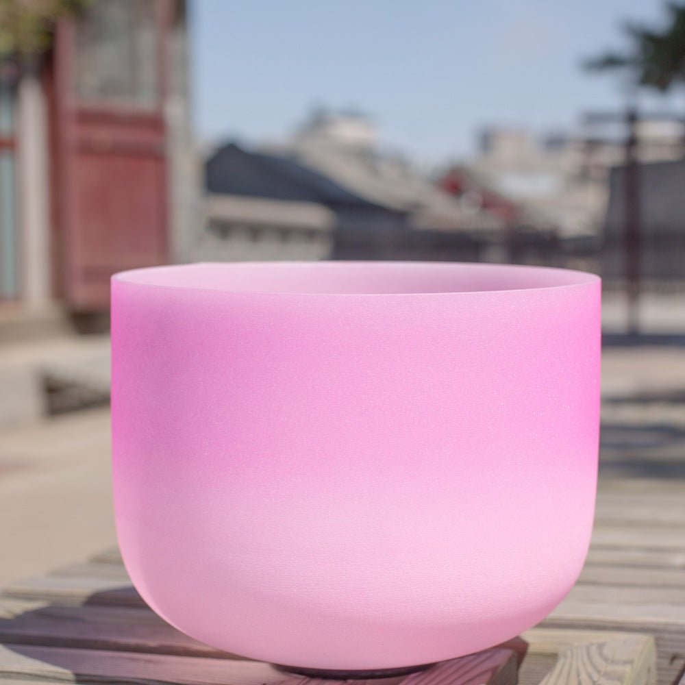 Pink Crystal Singing Bowl - Nalo Healing
