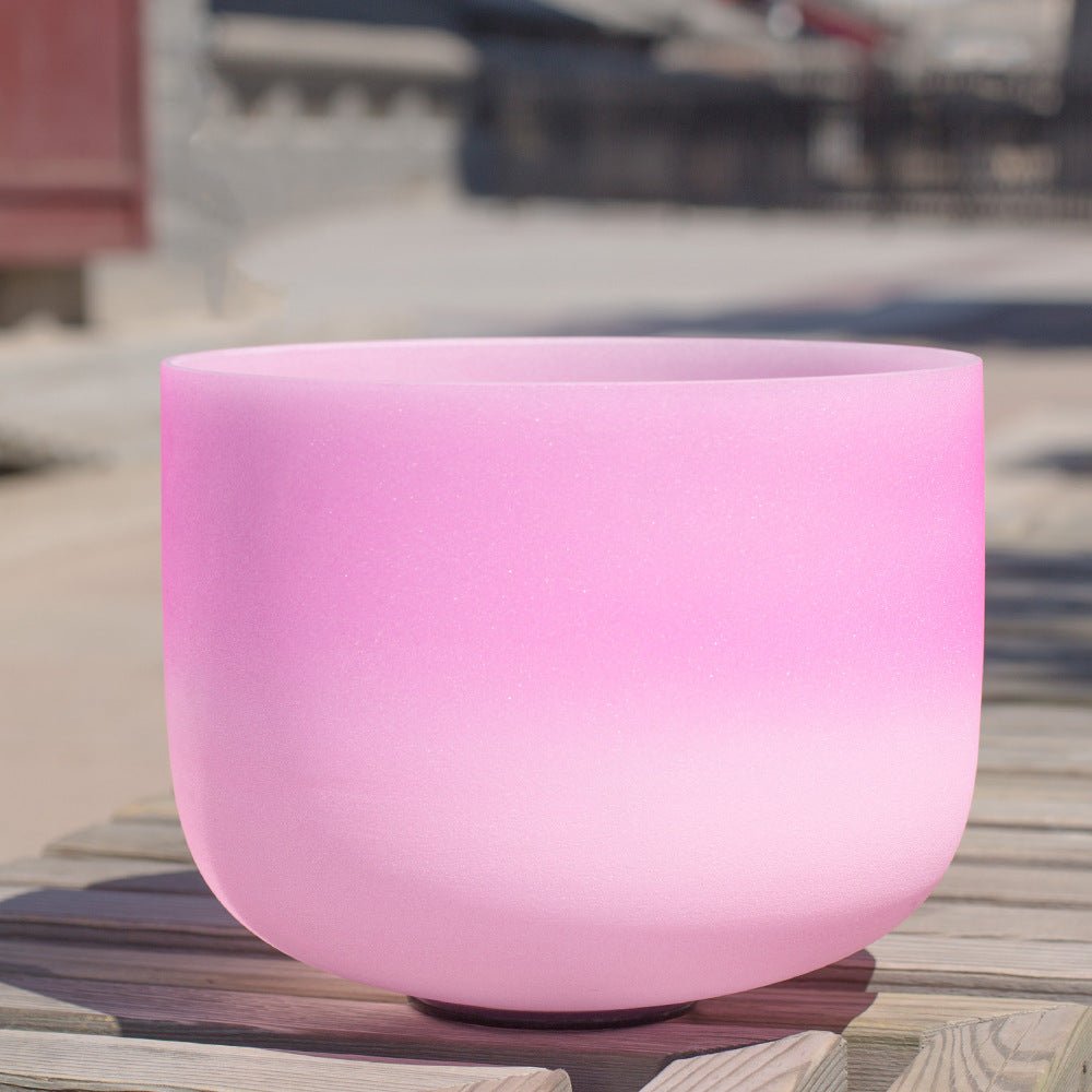 Pink Crystal Singing Bowl - Nalo Healing
