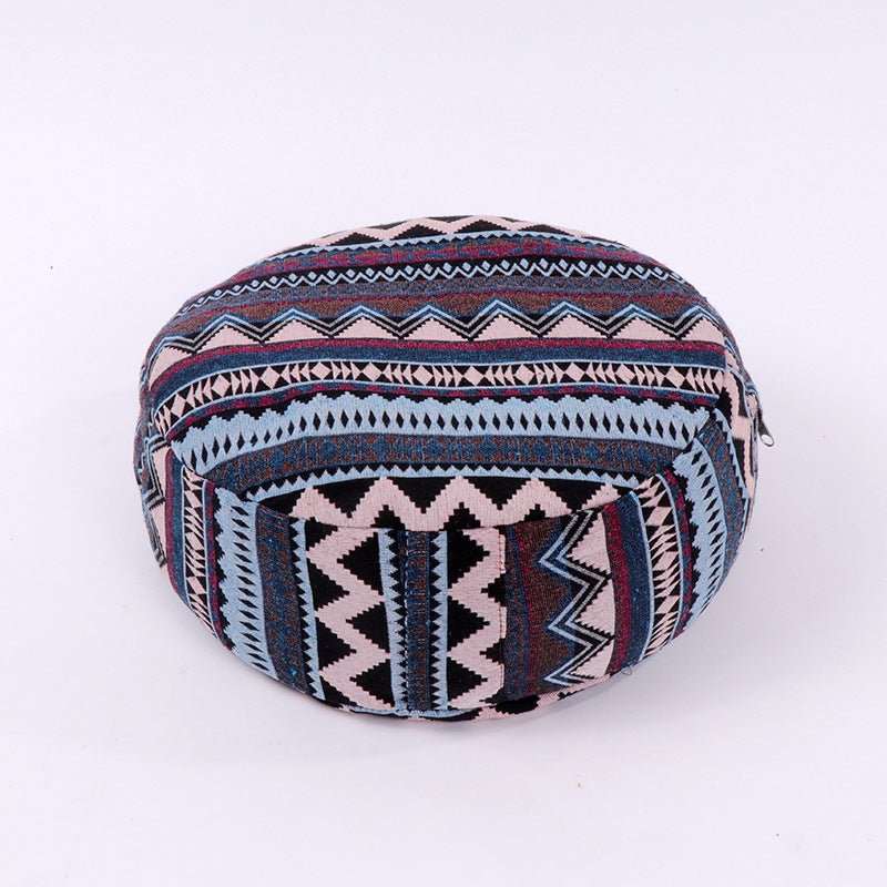 Round & Crescent Buckwheat Meditation Cushion - Nalo Healing