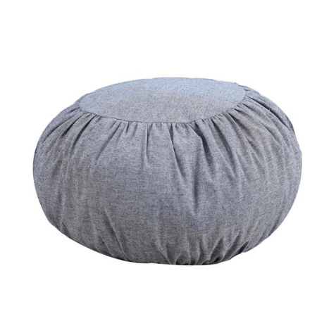 Round Linen Zafu Floor Cushion - Nalo Healing