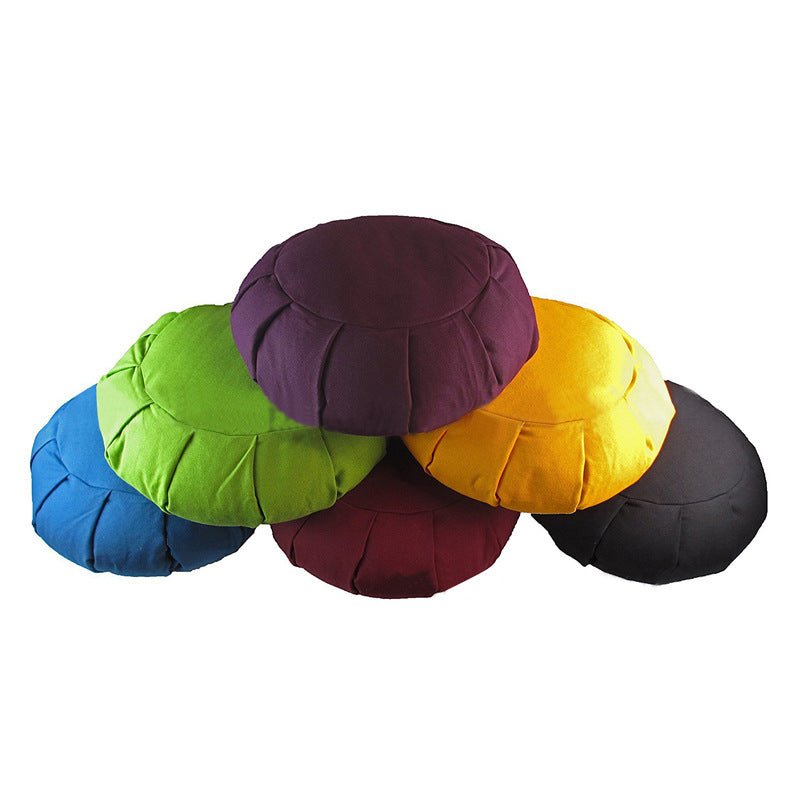 Round Zafu Yoga & Meditation Buckwheat Cushion - Nalo Healing