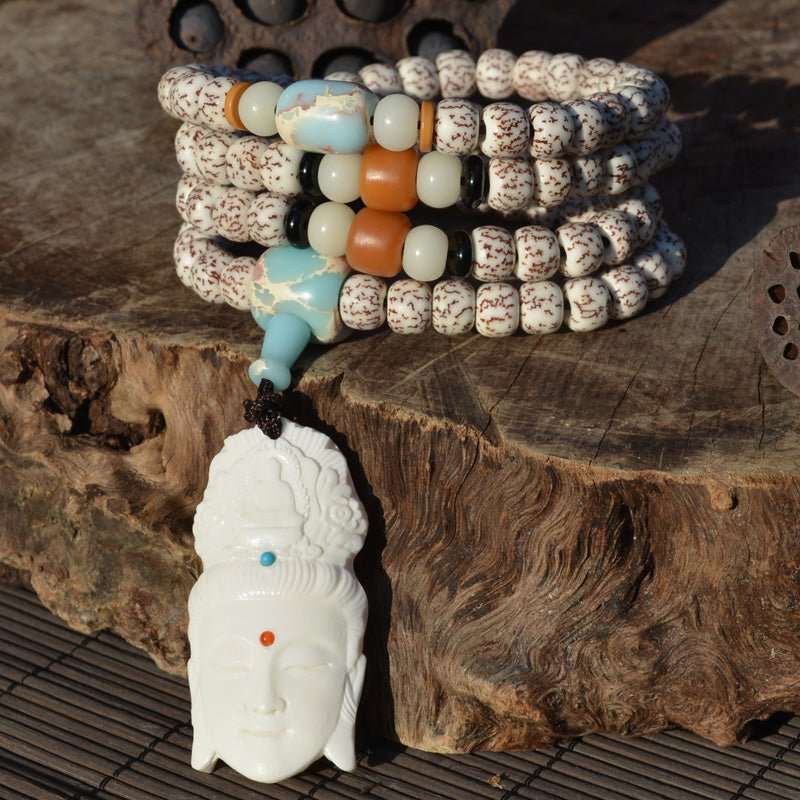 Tibetan Bodhi Seed Mala - Nalo Healing