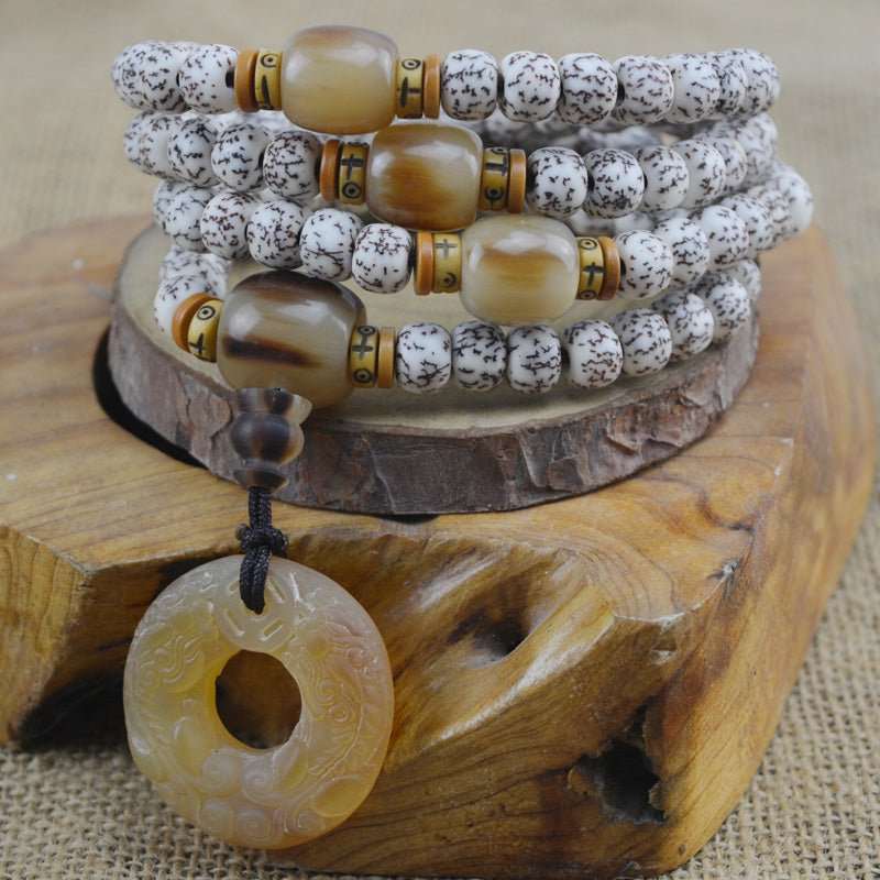 Tibetan Bodhi Seed Mala - Nalo Healing