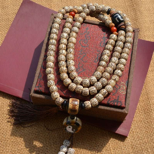 Tibetan Bodhi Seed Mala - Nalo Healing