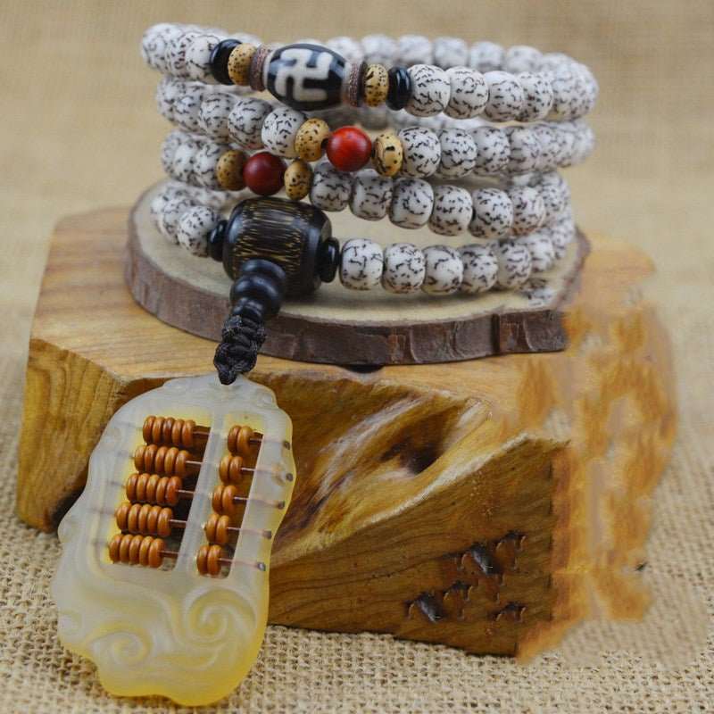 Tibetan Bodhi Seed Mala - Nalo Healing