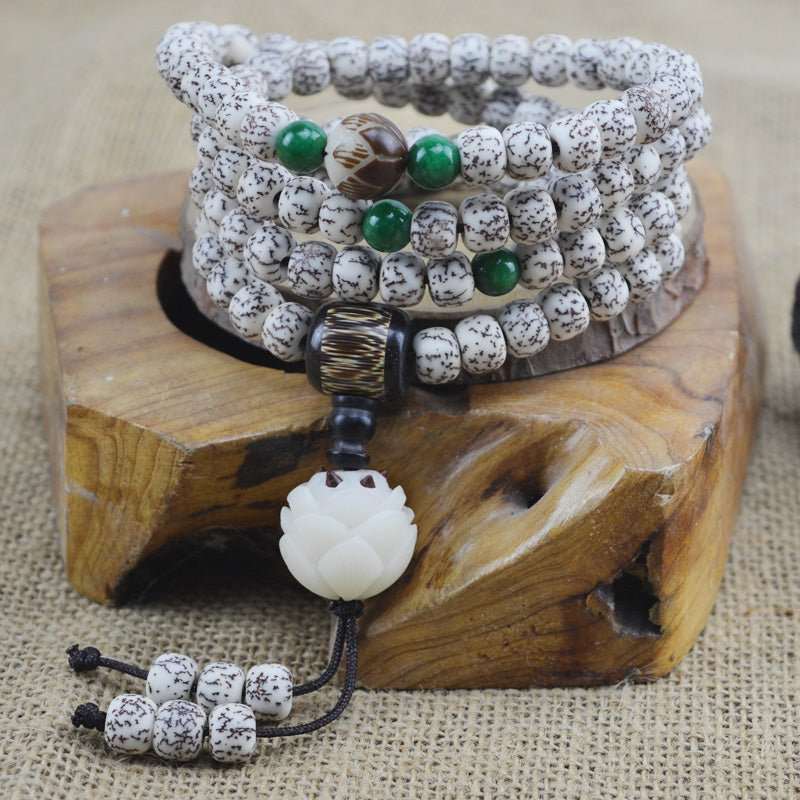 Tibetan Bodhi Seed Mala - Nalo Healing