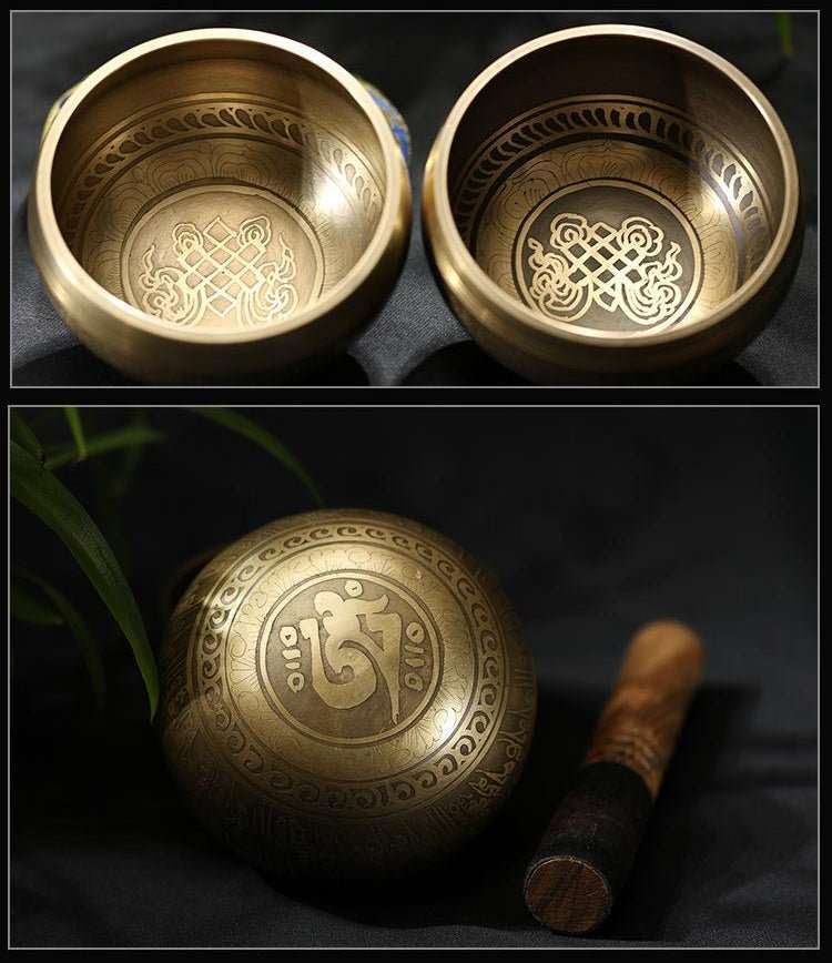 Auspicious Knot Singing Bowl - Nalo Healing