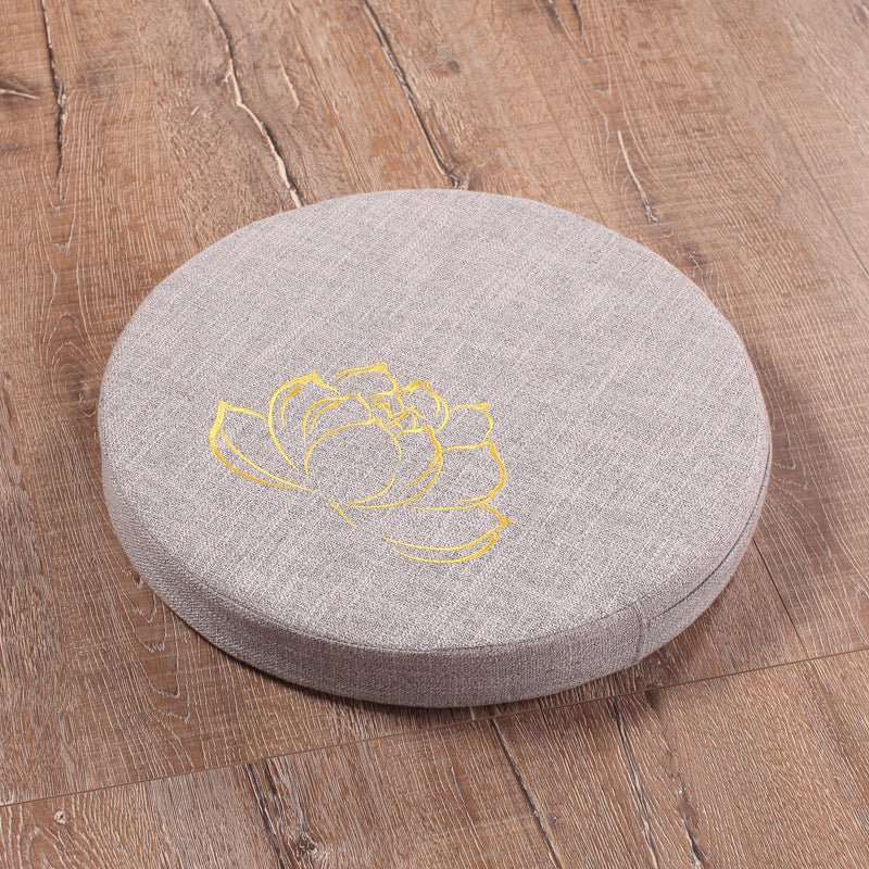 Linen Lotus Meditation Cushion - Nalo Healing