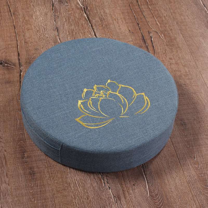 Linen Lotus Meditation Cushion - Nalo Healing