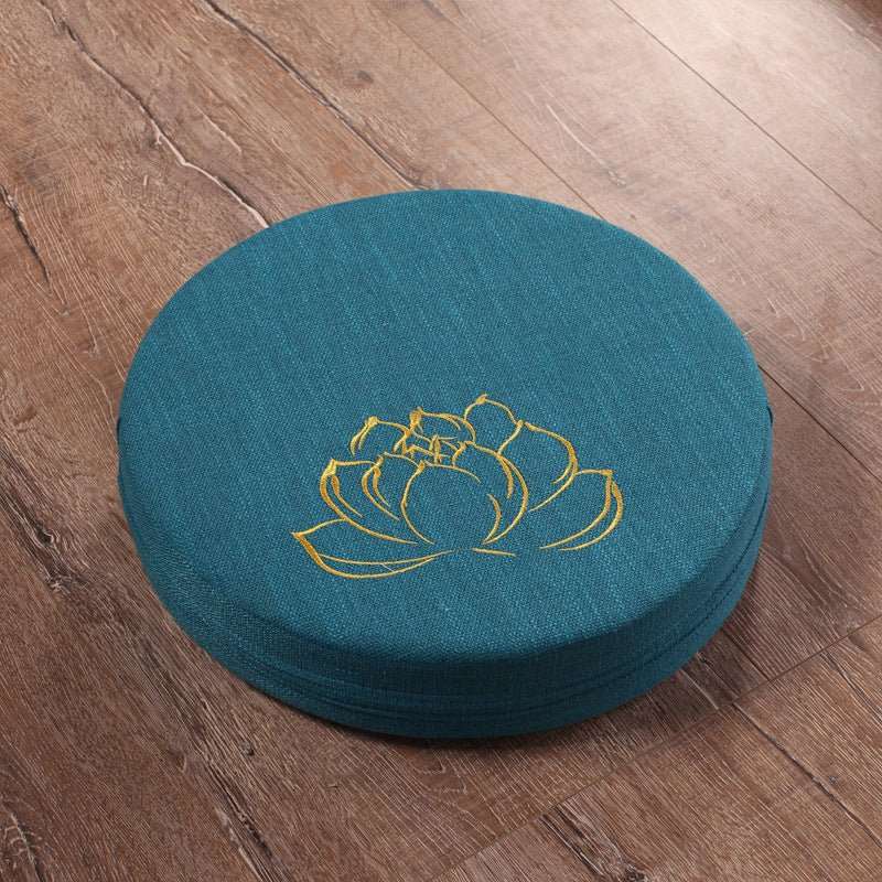 Linen Lotus Meditation Cushion - Nalo Healing