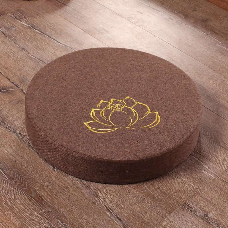 Linen Lotus Meditation Cushion - Nalo Healing