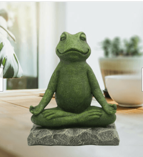 Meditating Frog Décor - Nalo Healing