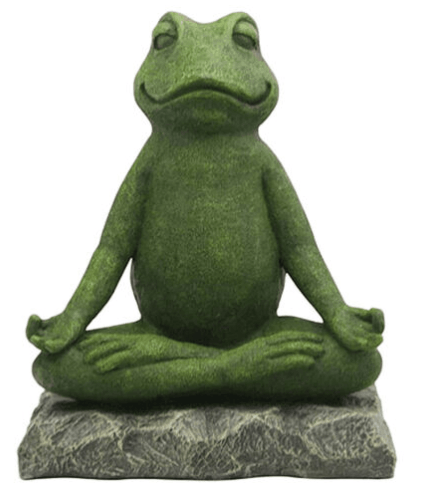 Meditating Frog Décor - Nalo Healing