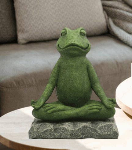 Meditating Frog Décor - Nalo Healing